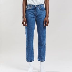 Still Here - Tate Jeans Sz 24 in Farm Blue - $235 Orig.